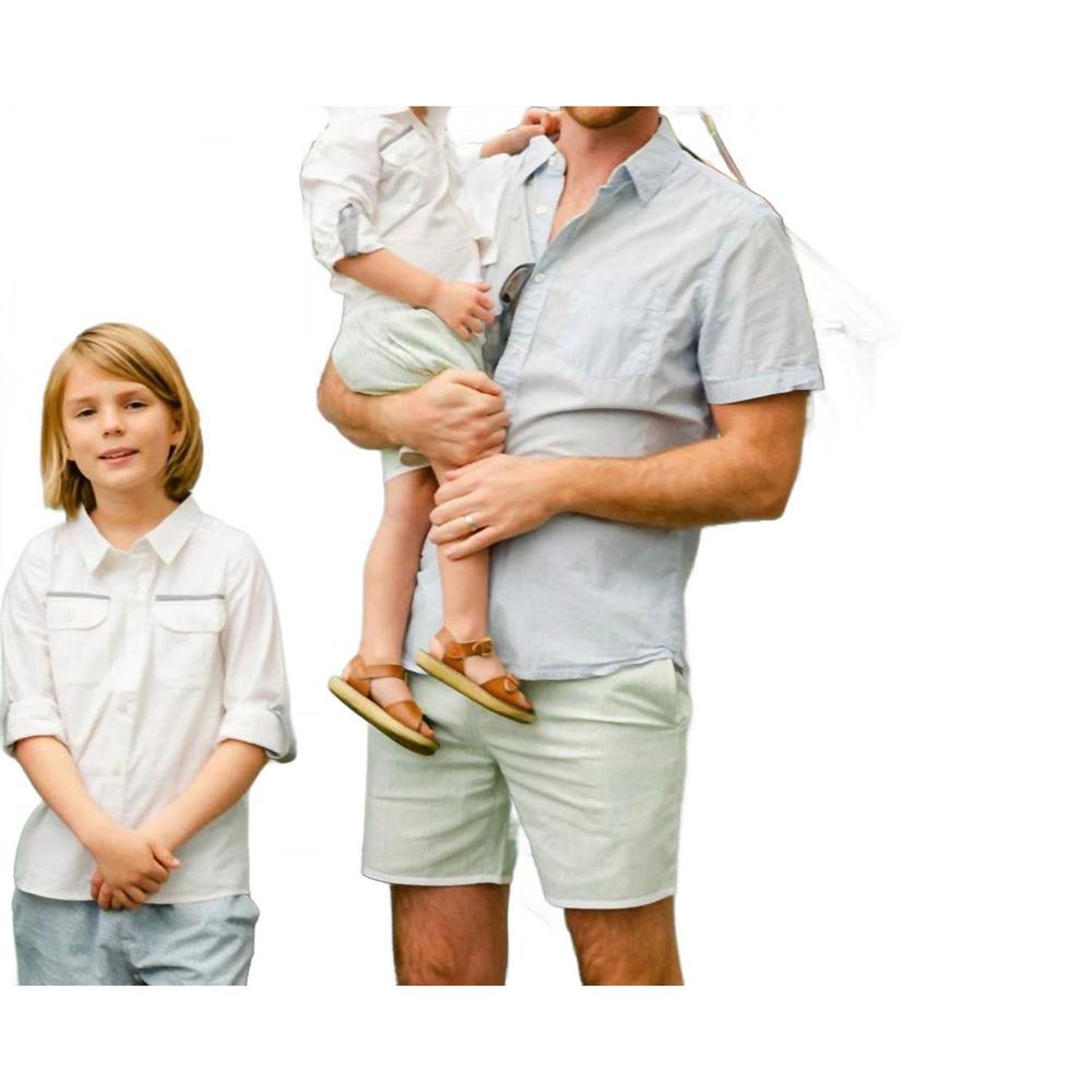 NEW DEAR GEORGIE men's sea short in classic stripe aloe